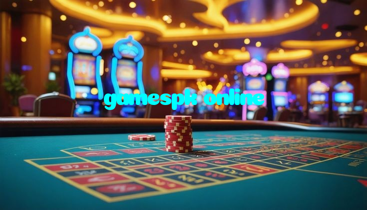 gamespk online casino presented on mobile device in Pakistan with slots and live games